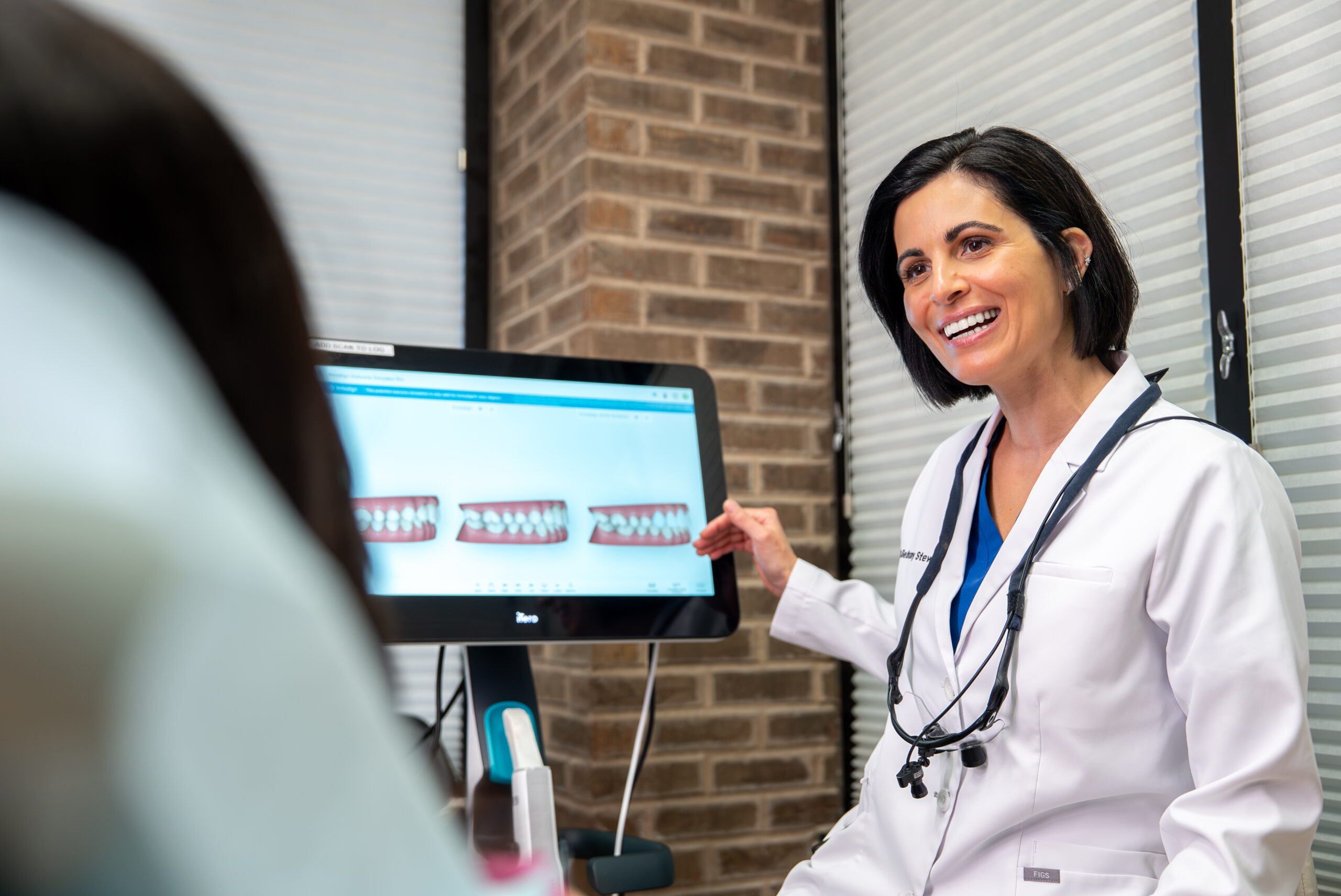 Treatment review with Dr. Stewart