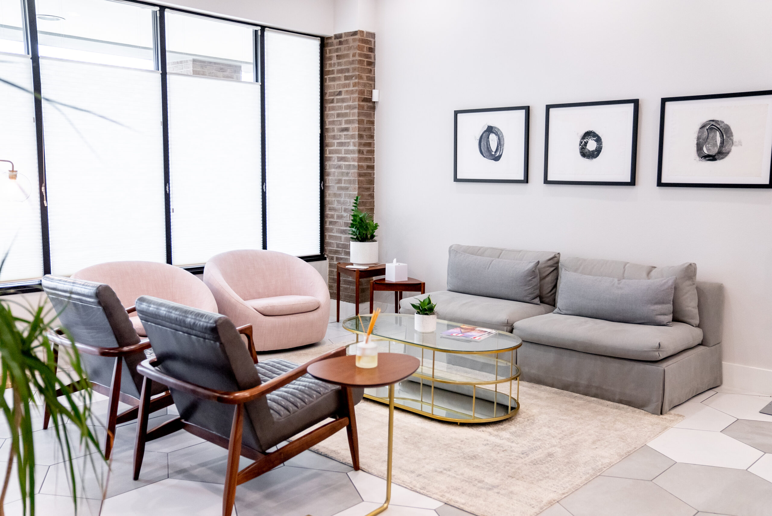 Inviting waiting area